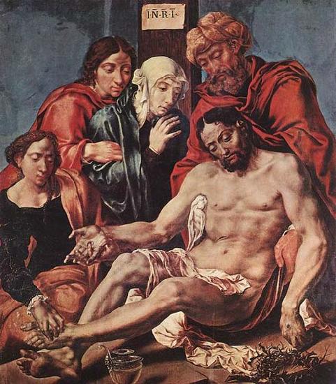 HEEMSKERCK, Maerten van Lamentation of Christ oil painting image